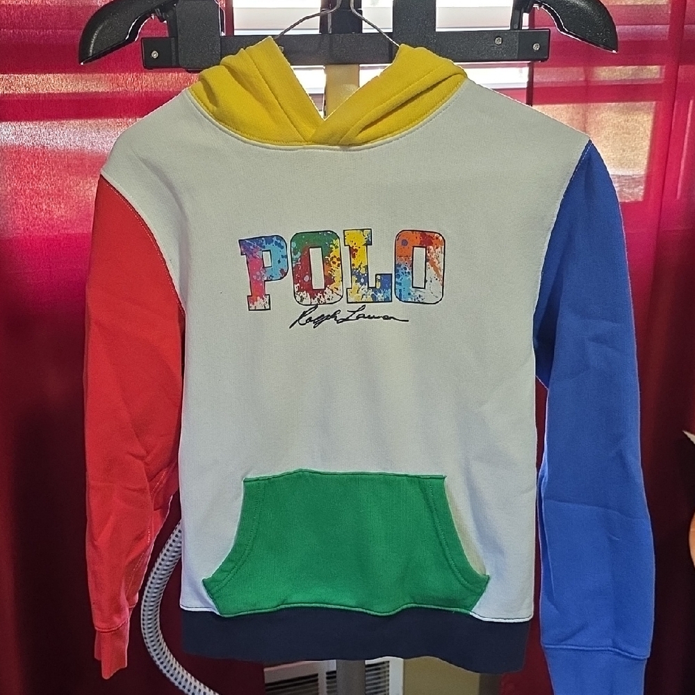 Polo by Ralph Lauren Yellow and Blue Hoodie